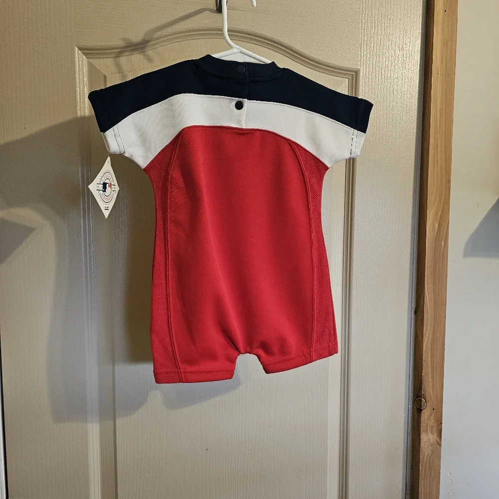 NWT Nationals Baseball Unisex Baby Romper 12M